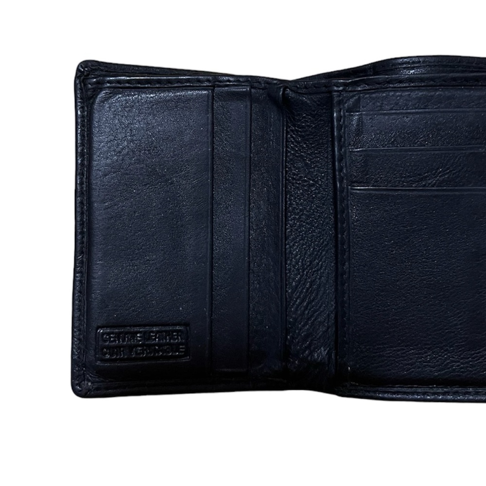 Vintage Black Leather Wallet - Picture 8 of 10